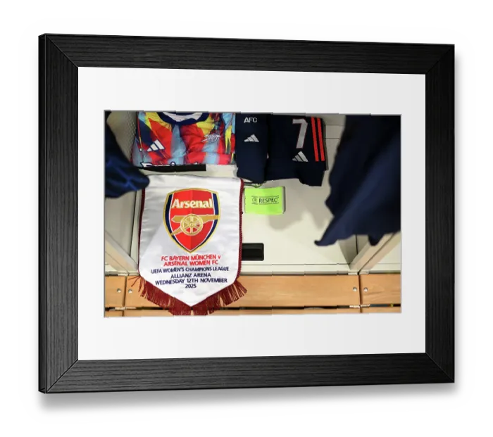 Framed Print : FC Bayern Munchen v Arsenal FC - UEFA Women's Champions League 2025 / 26 League Phase MD3 FC Bayern München v Arsenal FC - UEFA Women's Champions League 2025 / 26 League Framed Print : FC Bayern Munchen v Arsenal FC - UEFA Women's Champions League 2025 / 26 League Phase MD3 FC Bayern München v Arsenal FC - UEFA Women's Champions League 2025 / 26 League