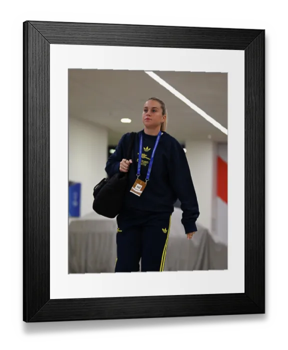 Framed Print : FC Bayern Munchen v Arsenal FC - UEFA Women's Champions League 2025 / 26 League Phase MD3 FC Bayern München v Arsenal FC - UEFA Women's Champions League 2025 / 26 League