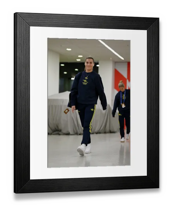 Framed Print : FC Bayern Munchen v Arsenal FC - UEFA Women's Champions League 2025 / 26 League Phase MD3 FC Bayern München v Arsenal FC - UEFA Women's Champions League 2025 / 26 League
