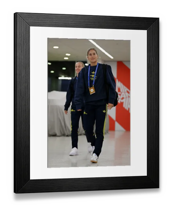 Framed Print : FC Bayern Munchen v Arsenal FC - UEFA Women's Champions League 2025 / 26 League Phase MD3 FC Bayern München v Arsenal FC - UEFA Women's Champions League 2025 / 26 League