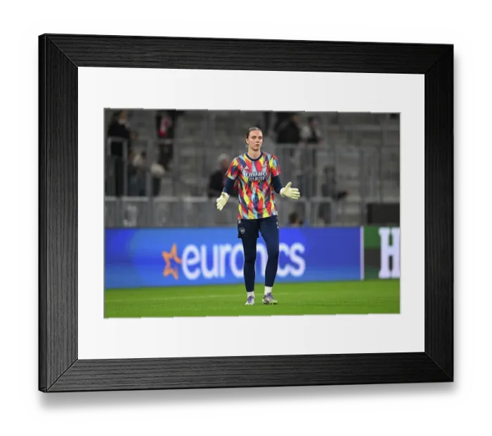 Framed Print : FC Bayern Munchen v Arsenal FC - UEFA Women's Champions League 2025 / 26 League Phase MD3 FC Bayern München v Arsenal FC - UEFA Women's Champions League 2025 / 26 League