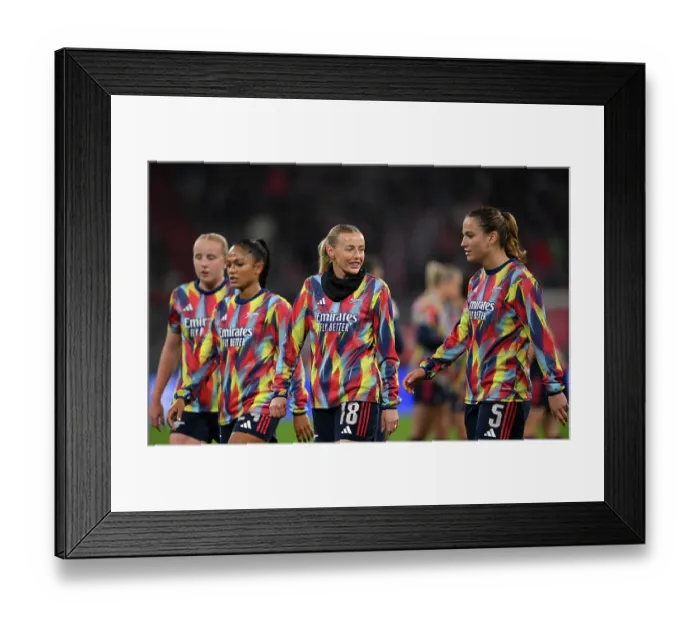 Framed Print : FC Bayern Munchen v Arsenal FC - UEFA Women's Champions League 2025 / 26 League Phase MD3 FC Bayern München v Arsenal FC - UEFA Women's Champions League 2025 / 26 League Framed Print : FC Bayern Munchen v Arsenal FC - UEFA Women's Champions League 2025 / 26 League Phase MD3 FC Bayern München v Arsenal FC - UEFA Women's Champions League 2025 / 26 League