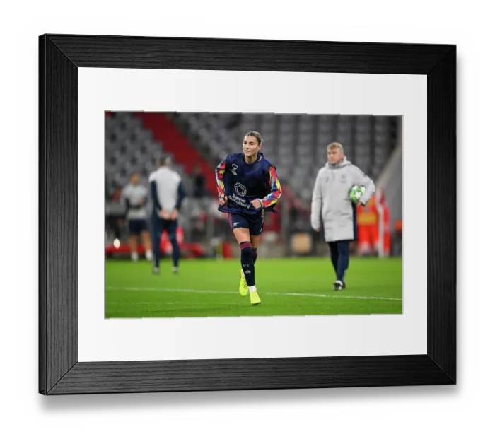 Framed Print : FC Bayern Munchen v Arsenal FC - UEFA Women's Champions League 2025 / 26 League Phase MD3 FC Bayern München v Arsenal FC - UEFA Women's Champions League 2025 / 26 League Framed Print : FC Bayern Munchen v Arsenal FC - UEFA Women's Champions League 2025 / 26 League Phase MD3 FC Bayern München v Arsenal FC - UEFA Women's Champions League 2025 / 26 League