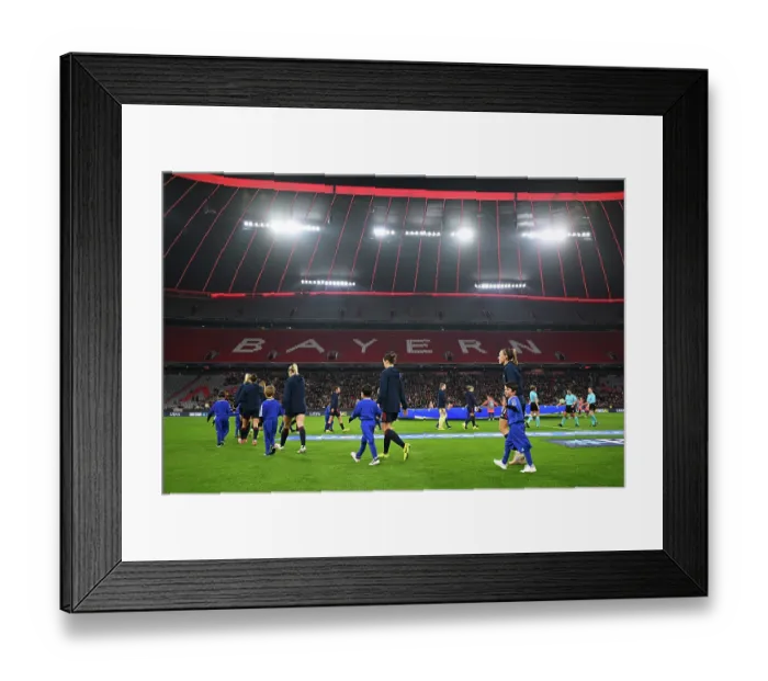 Framed Print : FC Bayern Munchen v Arsenal FC - UEFA Women's Champions League 2025 / 26 League Phase MD3 FC Bayern München v Arsenal FC - UEFA Women's Champions League 2025 / 26 League Framed Print : FC Bayern Munchen v Arsenal FC - UEFA Women's Champions League 2025 / 26 League Phase MD3 FC Bayern München v Arsenal FC - UEFA Women's Champions League 2025 / 26 League