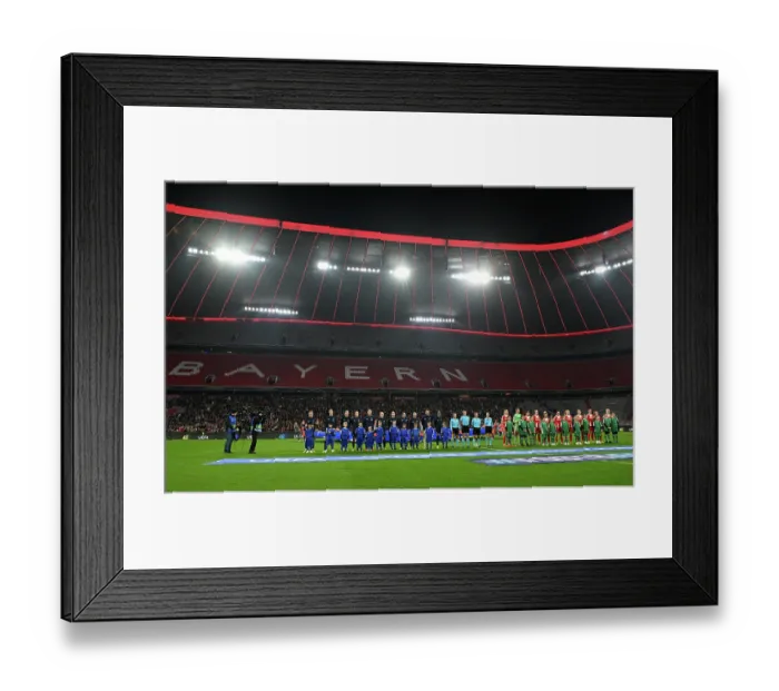 Framed Print : FC Bayern Munchen v Arsenal FC - UEFA Women's Champions League 2025 / 26 League Phase MD3 FC Bayern München v Arsenal FC - UEFA Women's Champions League 2025 / 26 League