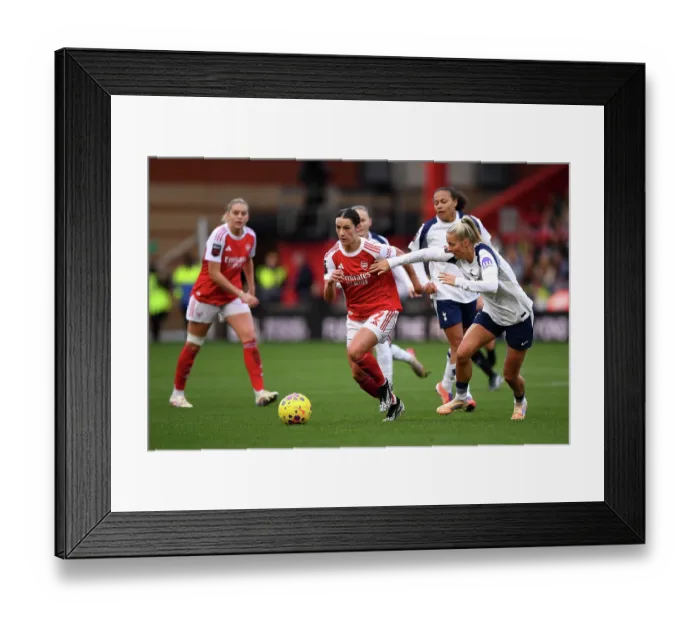 Framed Print : Tottenham Hotspur v Arsenal - Barclays Women's Super League Tottenham Hotspur v Arsenal - Barclays Women's Super League