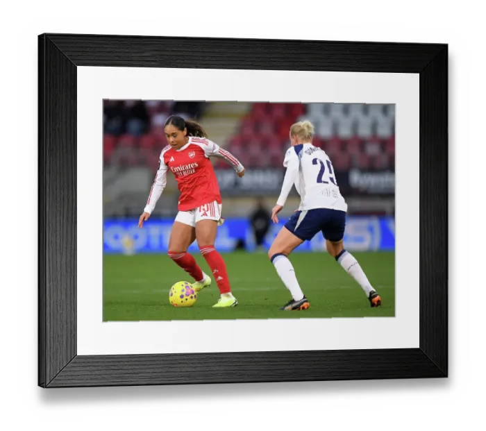 Framed Print : Tottenham Hotspur v Arsenal - Barclays Women's Super League Tottenham Hotspur v Arsenal - Barclays Women's Super League