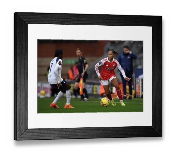 Framed Print : Tottenham Hotspur v Arsenal - Barclays Women's Super League Tottenham Hotspur v Arsenal - Barclays Women's Super League