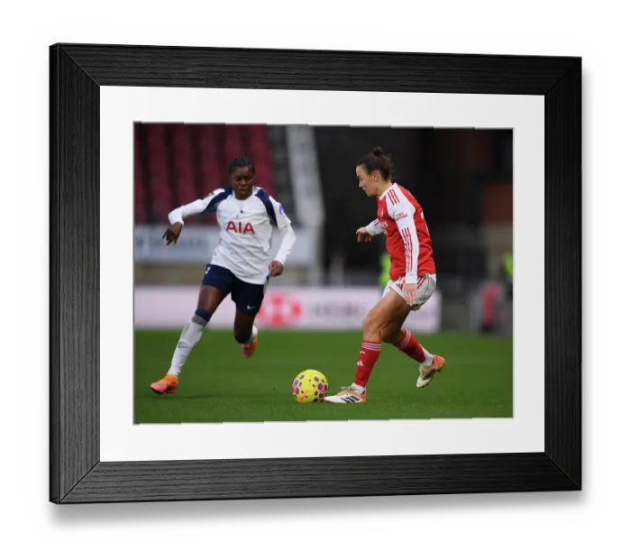 Framed Print : Tottenham Hotspur v Arsenal - Barclays Women's Super League Tottenham Hotspur v Arsenal - Barclays Women's Super League