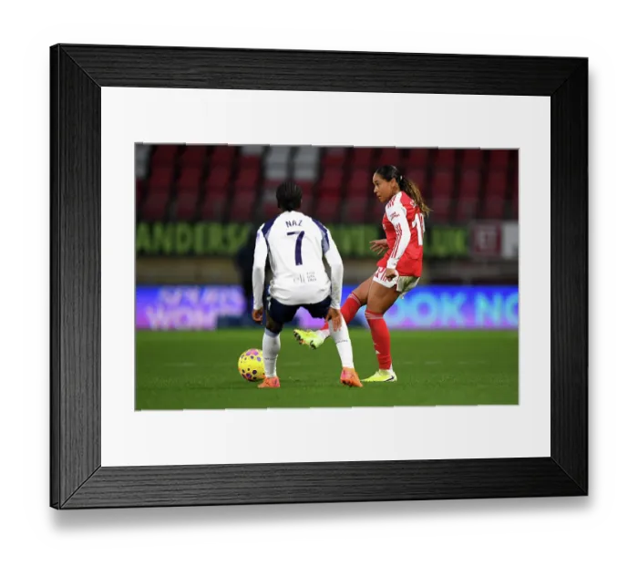 Framed Print : Tottenham Hotspur v Arsenal - Barclays Women's Super League Tottenham Hotspur v Arsenal - Barclays Women's Super League