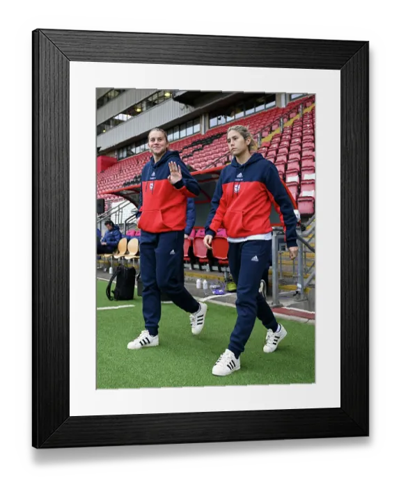 Framed Print : Tottenham Hotspur v Arsenal - Barclays Women's Super League Tottenham Hotspur v Arsenal - Barclays Women's Super League