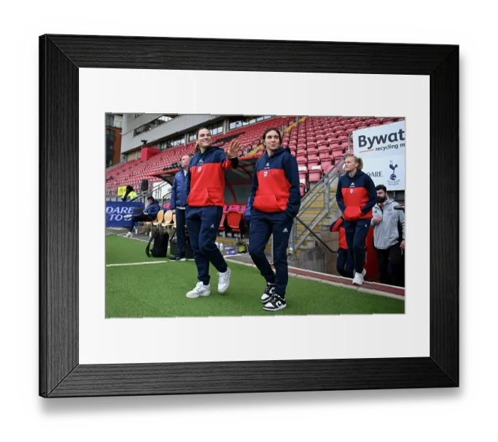Framed Print : Tottenham Hotspur v Arsenal - Barclays Women's Super League Tottenham Hotspur v Arsenal - Barclays Women's Super League