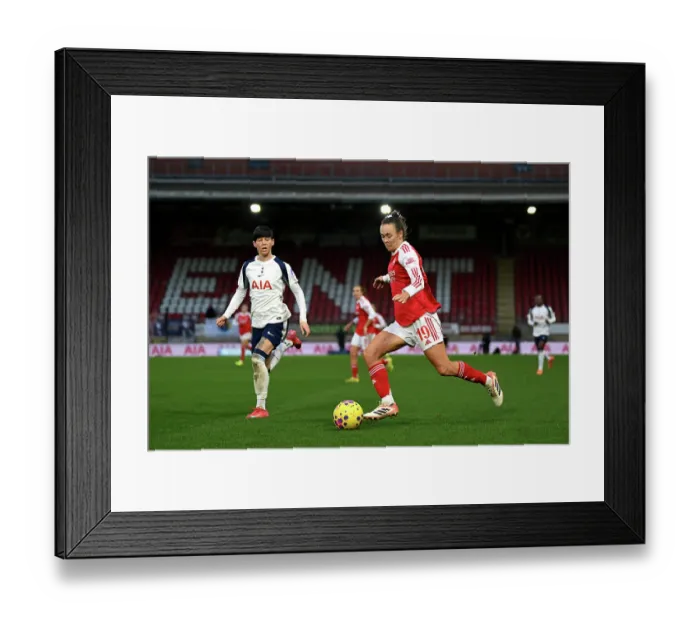 Framed Print : Tottenham Hotspur v Arsenal - Barclays Women's Super League Tottenham Hotspur v Arsenal - Barclays Women's Super League