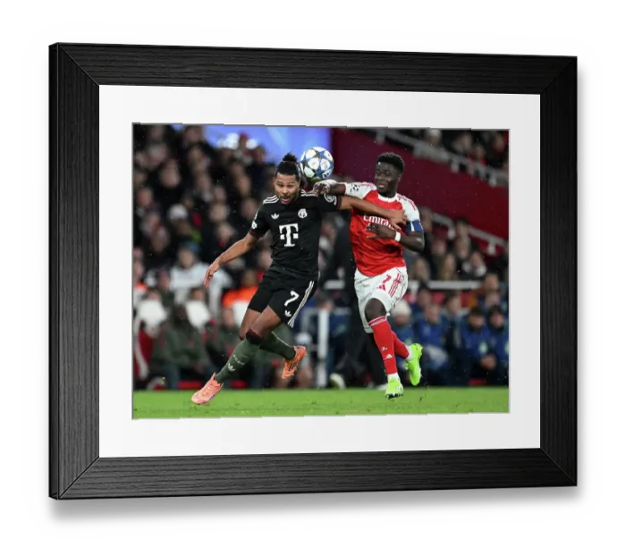 Framed Print : Arsenal FC v FC Bayern München - UEFA Champions League 2025 / 26 League Phase MD5 Framed Print : Arsenal FC v FC Bayern München - UEFA Champions League 2025 / 26 League Phase MD5