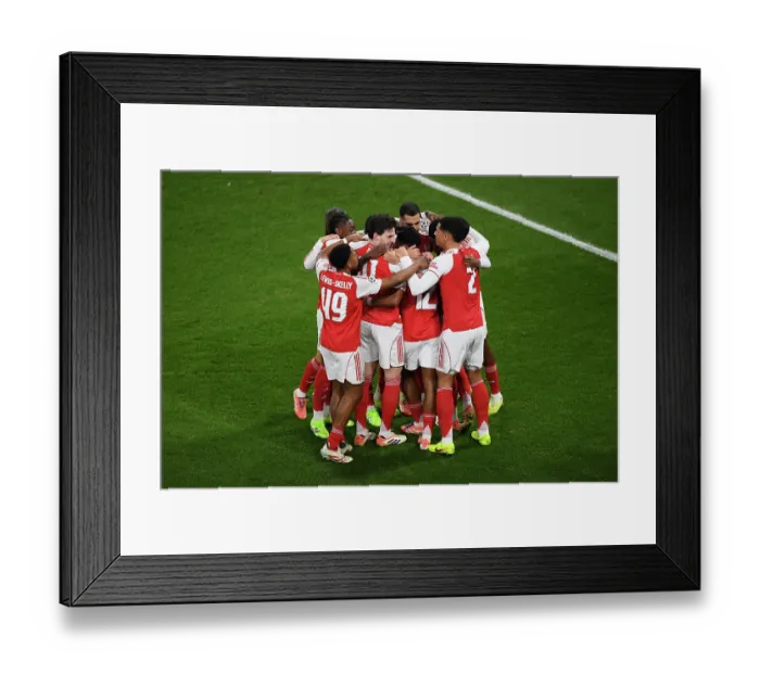 Framed Print : Arsenal FC v FC Bayern Munchen - UEFA Champions League 2025 / 26 League Phase MD5 Arsenal FC v FC Bayern München - UEFA Champions League 2025 / 26 League Phase MD5