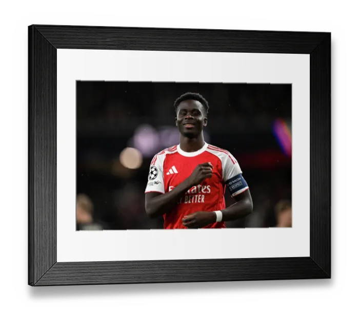 Framed Print : Arsenal FC v FC Bayern München - UEFA Champions League 2025 / 26 League Phase MD5