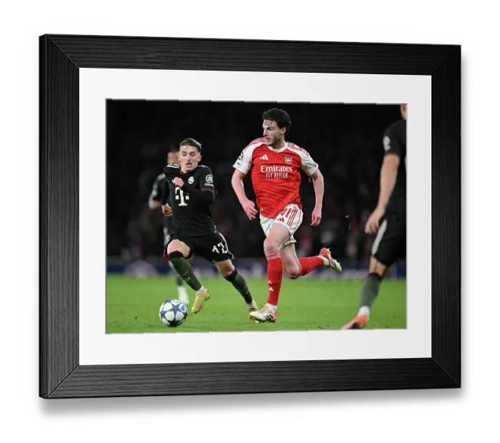 Framed Print : Arsenal FC v FC Bayern Munchen - UEFA Champions League 2025 / 26 League Phase MD5 Arsenal FC v FC Bayern München - UEFA Champions League 2025 / 26 League Phase MD5