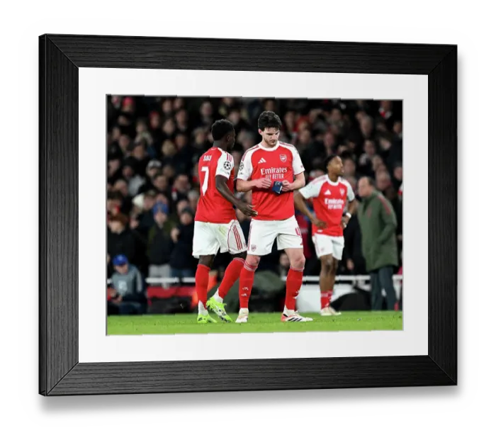 Framed Print : Arsenal FC v FC Bayern München - UEFA Champions League 2025 / 26 League Phase MD5
