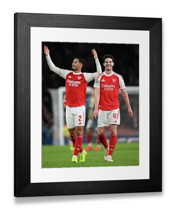 Framed Print : Arsenal FC v FC Bayern München - UEFA Champions League 2025 / 26 League Phase MD5