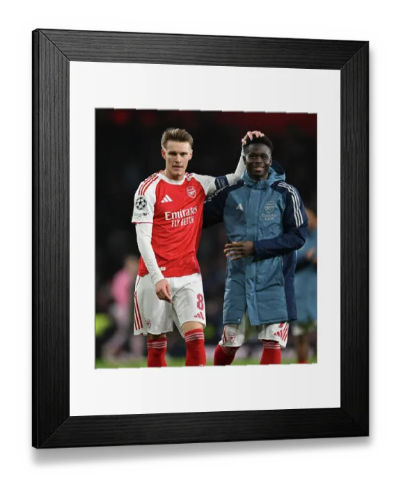 Framed Print : Arsenal FC v FC Bayern Munchen - UEFA Champions League 2025 / 26 League Phase MD5 Arsenal FC v FC Bayern München - UEFA Champions League 2025 / 26 League Phase MD5