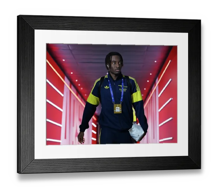 Framed Print : Arsenal FC v FC Bayern München - UEFA Champions League 2025 / 26 League Phase MD5