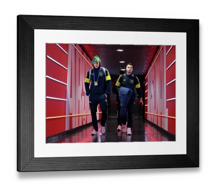 Framed Print : Arsenal FC v FC Bayern München - UEFA Champions League 2025 / 26 League Phase MD5