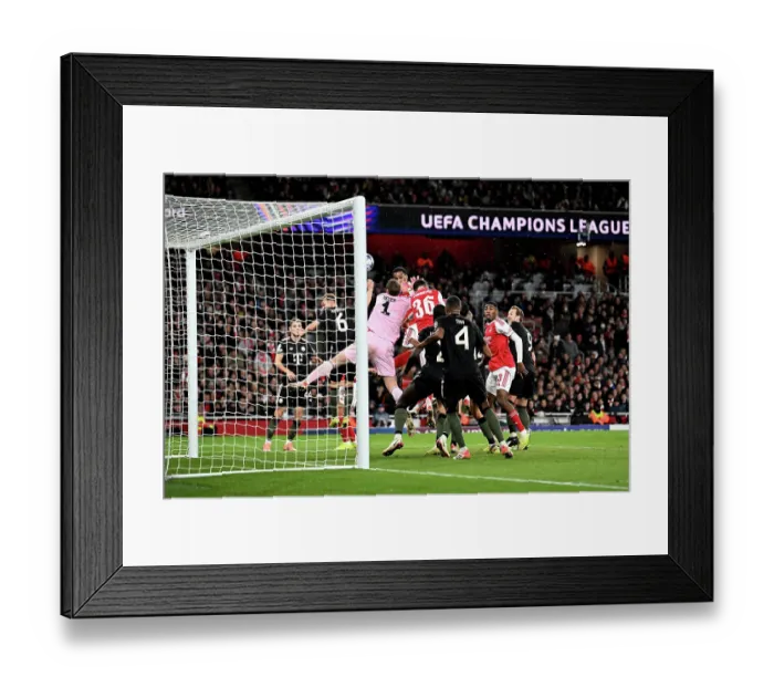 Framed Print : Arsenal FC v FC Bayern München - UEFA Champions League 2025 / 26 League Phase MD5 Framed Print : Arsenal FC v FC Bayern München - UEFA Champions League 2025 / 26 League Phase MD5