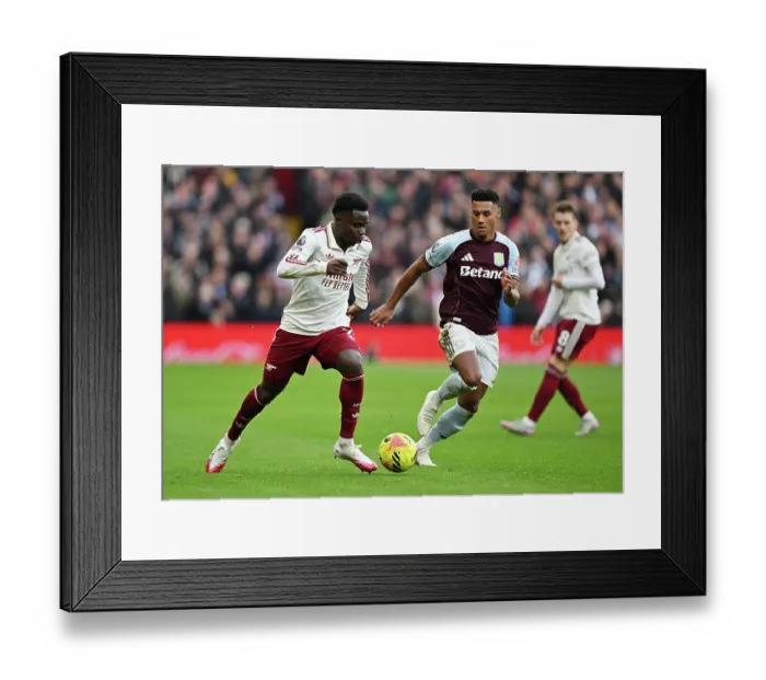 Framed Print : Aston Villa v Arsenal - Premier League
