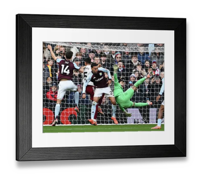 Framed Print : Aston Villa v Arsenal - Premier League