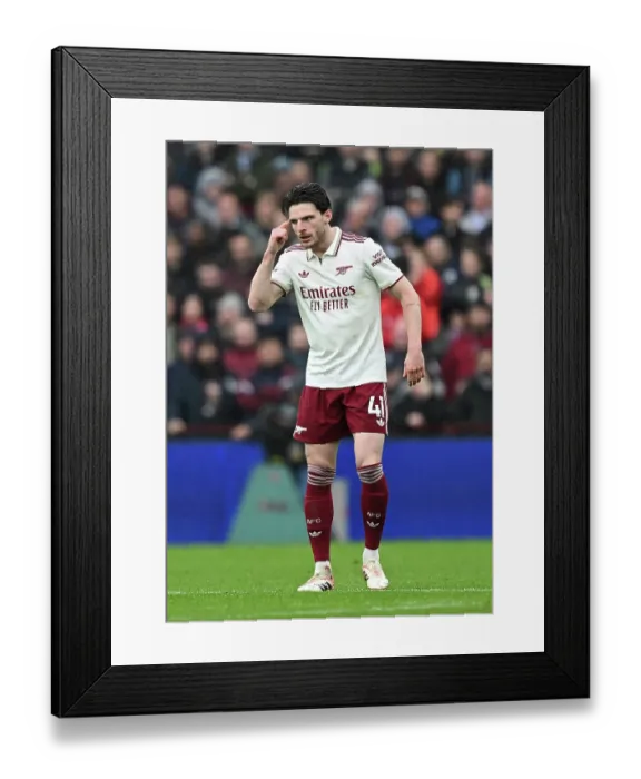 Framed Print : Aston Villa v Arsenal - Premier League