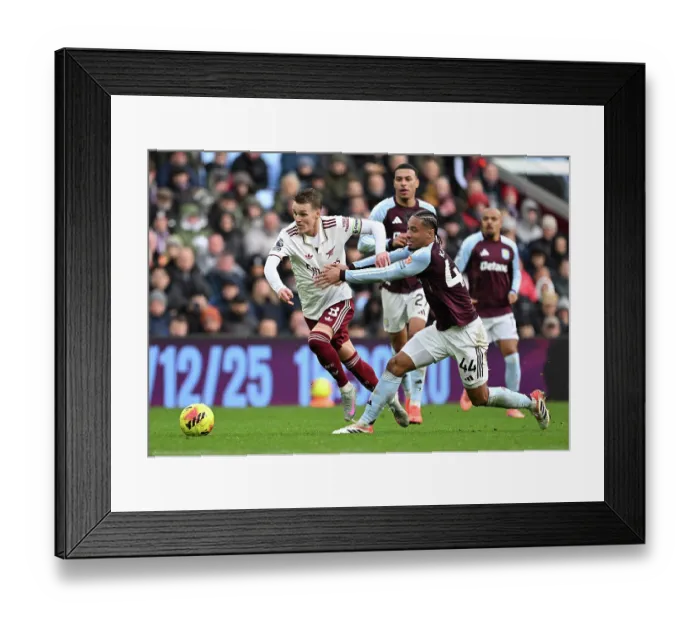 Framed Print : Aston Villa v Arsenal - Premier League