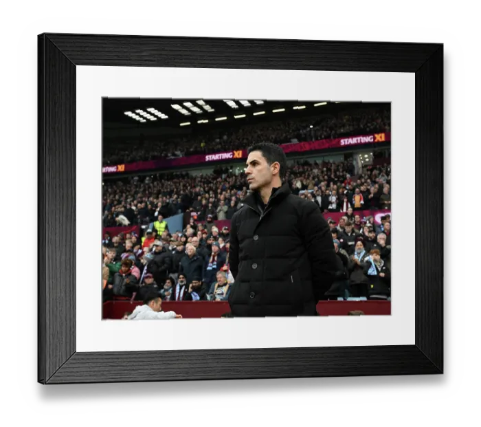 Framed Print : Aston Villa v Arsenal - Premier League