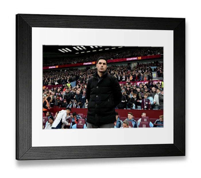 Framed Print : Aston Villa v Arsenal - Premier League
