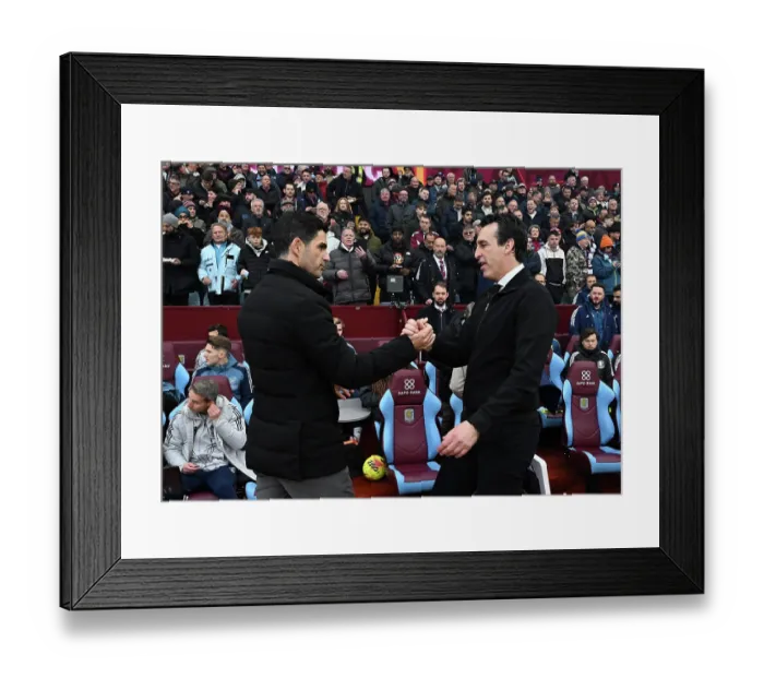 Framed Print : Aston Villa v Arsenal - Premier League