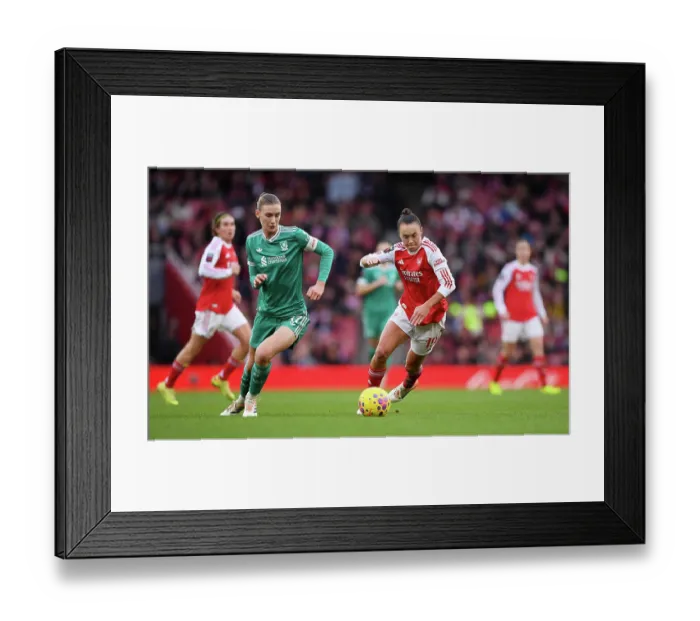 Framed Print : Arsenal v Liverpool - Barclays Women's Super League Arsenal v Liverpool - Barclays Women's Super League