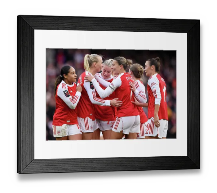 Framed Print : Arsenal v Liverpool - Barclays Women's Super League Arsenal v Liverpool - Barclays Women's Super League
