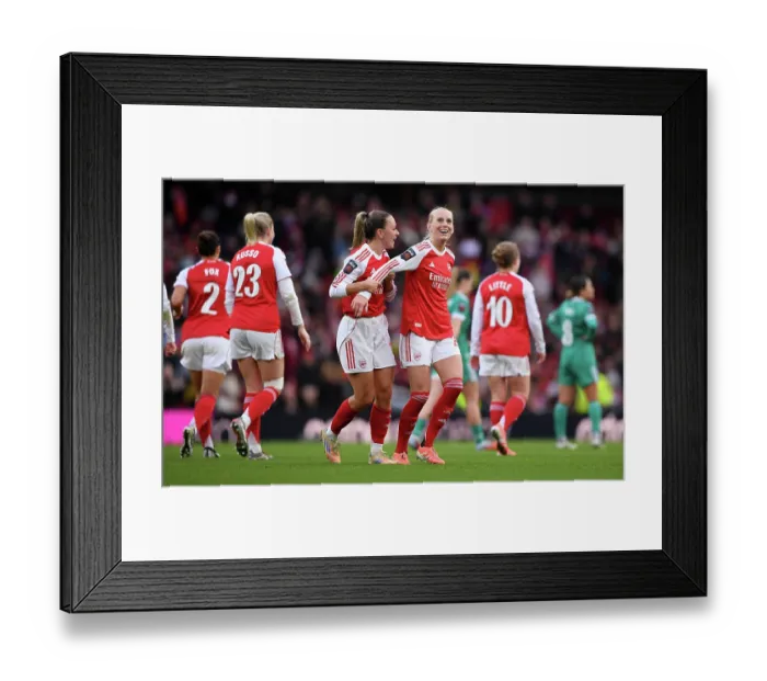 Framed Print : Arsenal v Liverpool - Barclays Women's Super League Arsenal v Liverpool - Barclays Women's Super League