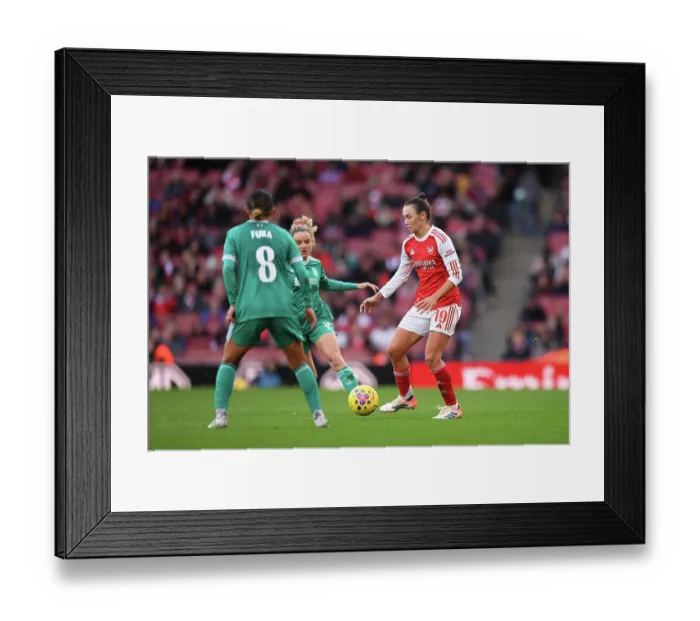 Framed Print : Arsenal v Liverpool - Barclays Women's Super League Arsenal v Liverpool - Barclays Women's Super League