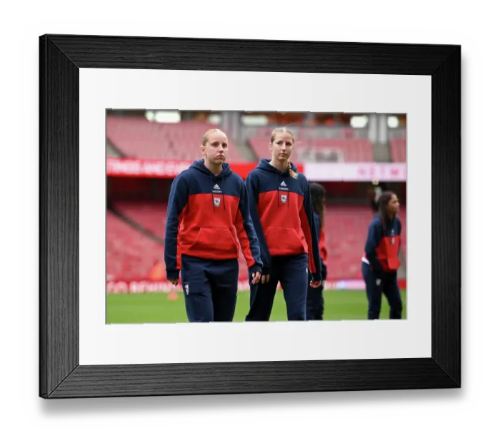 Framed Print : Arsenal v Liverpool - Barclays Women's Super League Arsenal v Liverpool - Barclays Women's Super League