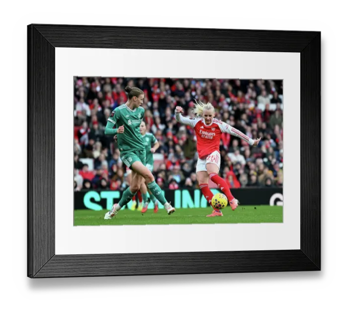 Framed Print : Arsenal v Liverpool - Barclays Women's Super League Arsenal v Liverpool - Barclays Women's Super League