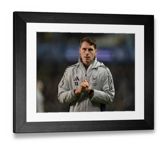 Framed Print : Club Brugge KV v Arsenal FC - UEFA Champions League 2025 / 26 League Phase MD6