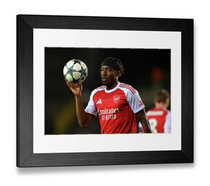 Framed Print : Club Brugge KV v Arsenal FC - UEFA Champions League 2025 / 26 League Phase MD6