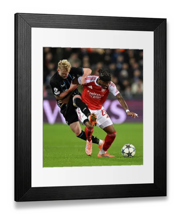 Framed Print : Club Brugge KV v Arsenal FC - UEFA Champions League 2025 / 26 League Phase MD6