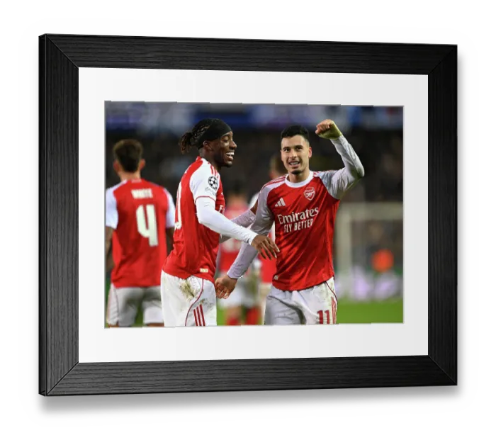 Framed Print : Club Brugge KV v Arsenal FC - UEFA Champions League 2025 / 26 League Phase MD6