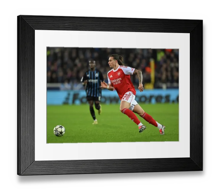 Framed Print : Club Brugge KV v Arsenal FC - UEFA Champions League 2025 / 26 League Phase MD6