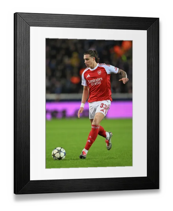 Framed Print : Club Brugge KV v Arsenal FC - UEFA Champions League 2025 / 26 League Phase MD6