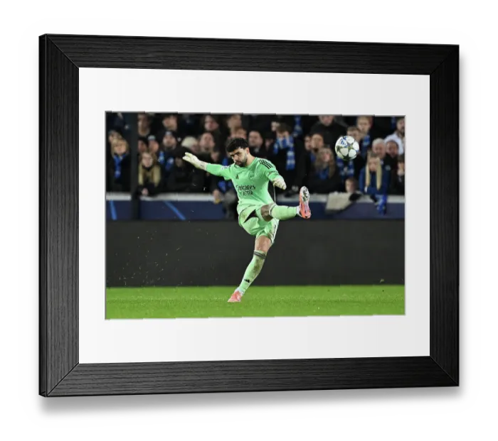 Framed Print : Club Brugge KV v Arsenal FC - UEFA Champions League 2025 / 26 League Phase MD6
