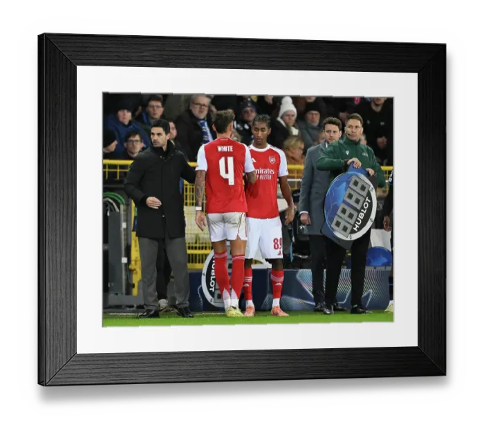 Framed Print : Club Brugge KV v Arsenal FC - UEFA Champions League 2025 / 26 League Phase MD6