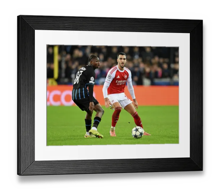 Framed Print : Club Brugge KV v Arsenal FC - UEFA Champions League 2025 / 26 League Phase MD6