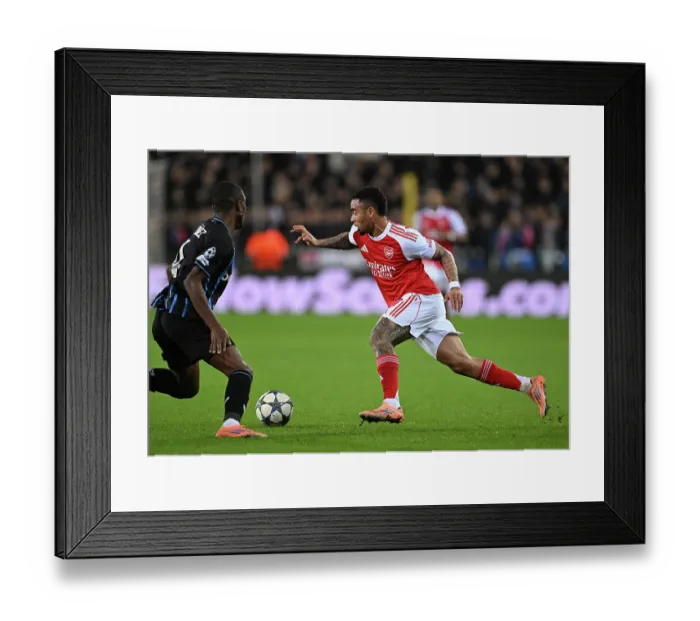 Framed Print : Club Brugge KV v Arsenal FC - UEFA Champions League 2025 / 26 League Phase MD6